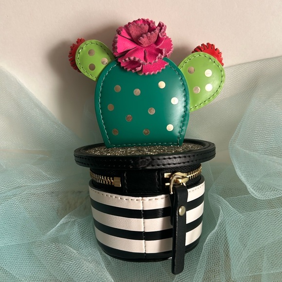 New Kate Spade 3D Cactus Coin Purse NWOT - Picture 4 of 8
